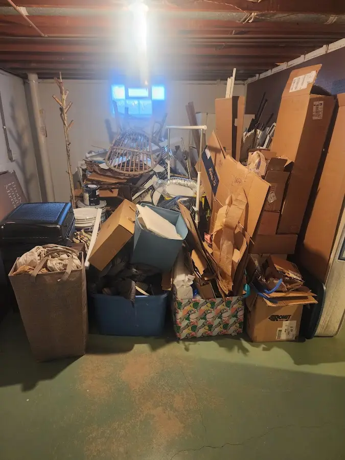 Roll-off dumpster container at job site for Construction Dumpster Rental in Prairieville